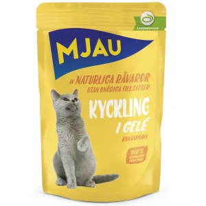 Biter i Gel茅 med Kylling 85g Kattemat