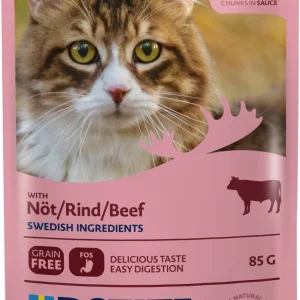 Biter i saus med oksekj酶tt