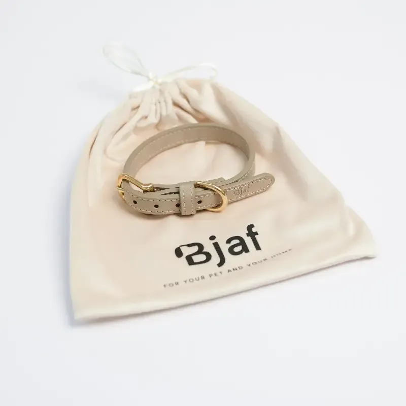 Bjaf – Milano halsbånd (taupe, gull)