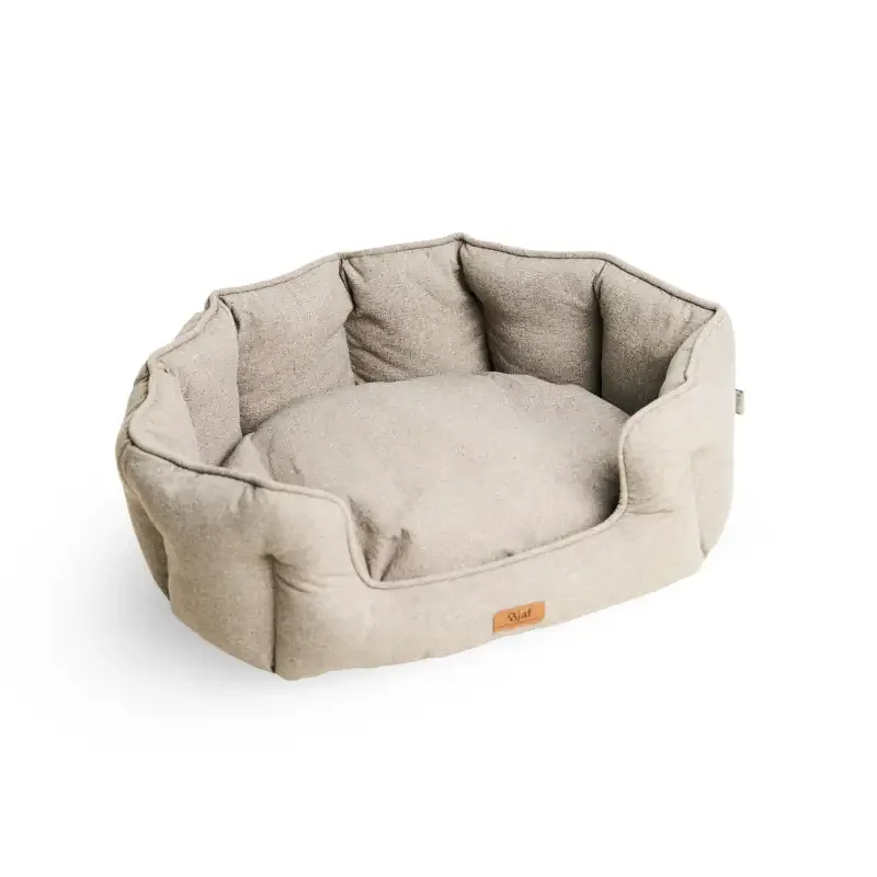 Bjaf – Molly Oval Hundeseng (sand)