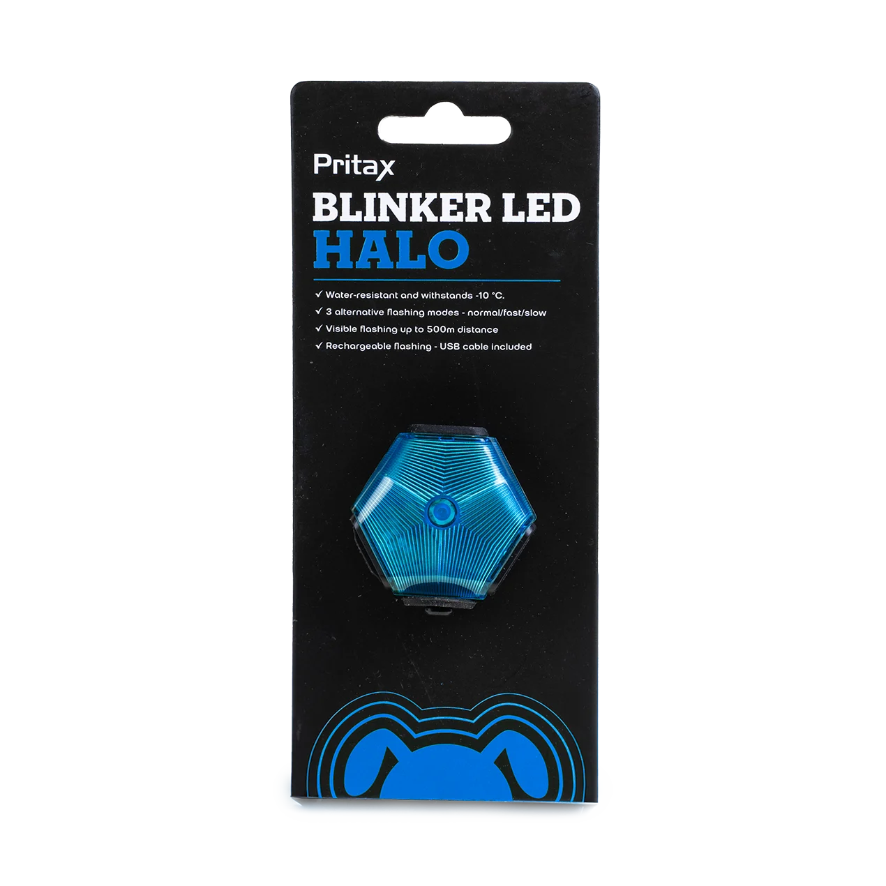 Blinkende LED Halo Blue