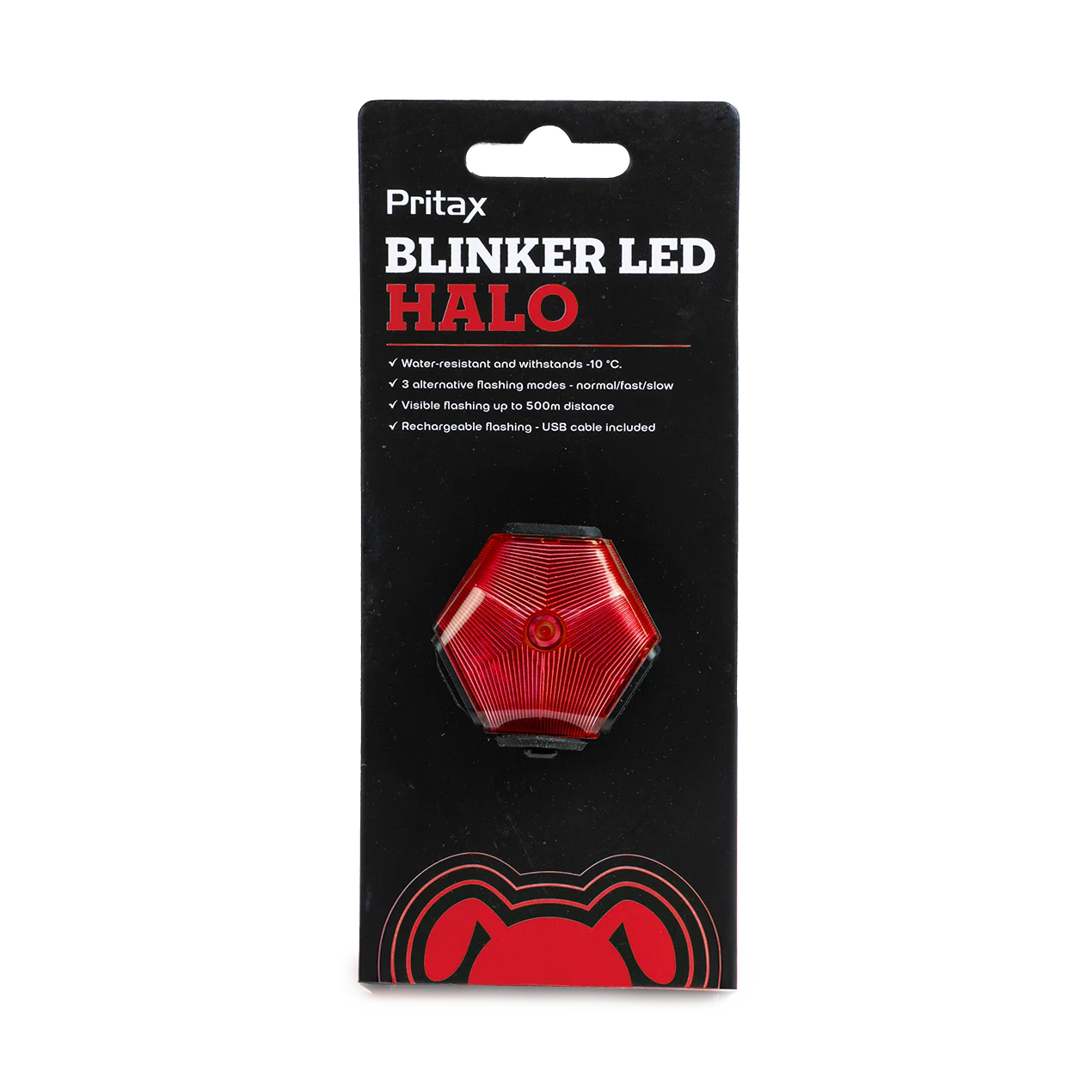 Blinkende LED Halo Red