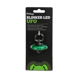 Blinkende LED UFO Gr酶nn