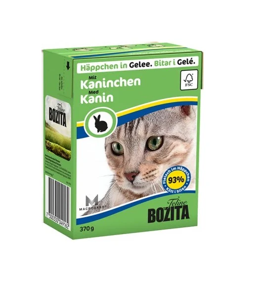 BOZITA Biter i Gelé m/Kanin, 370g.