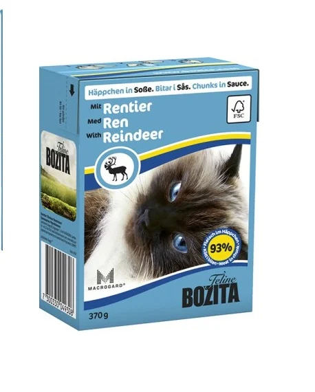 BOZITA Biter i Saus m/Reinsdyr, 370g.