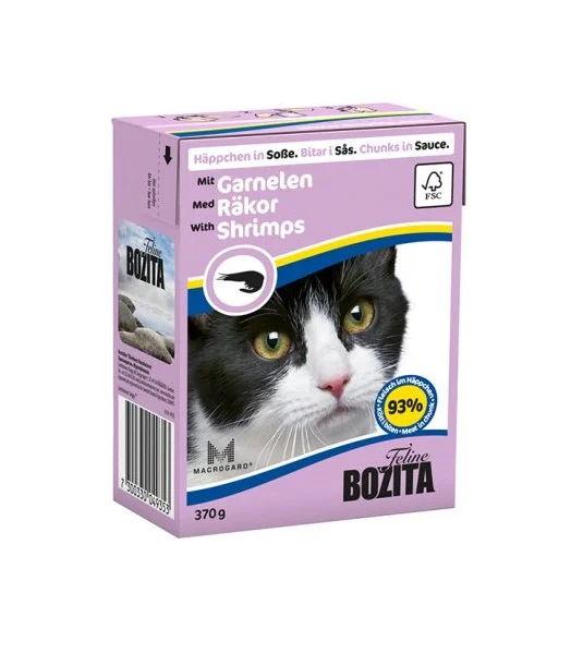 BOZITA Biter i saus m/Reker, 370g.