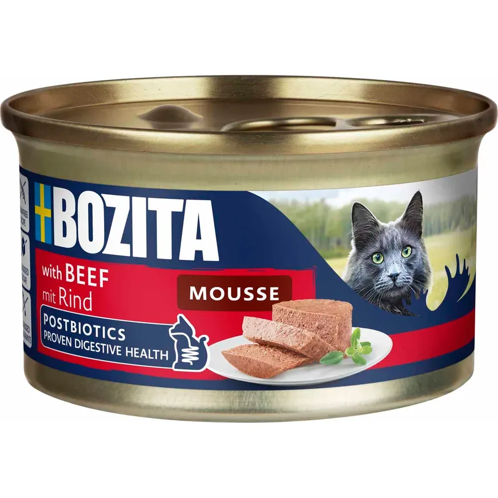 Bozita Cat Mousse w/Beef 85g