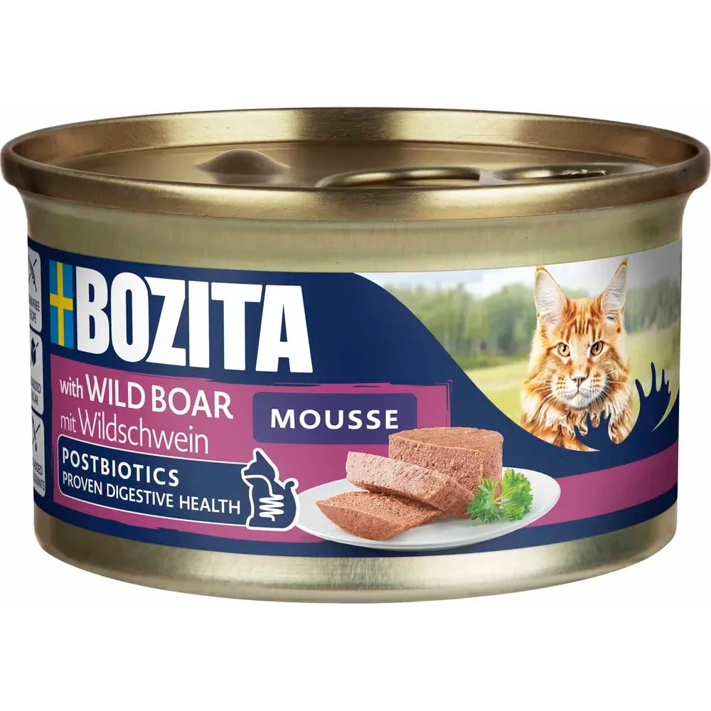Bozita Cat Mousse w/Wild Boar 85g