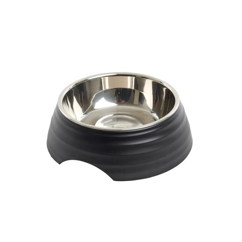 Buster Frosted Ripple Skål Matt Sort, M