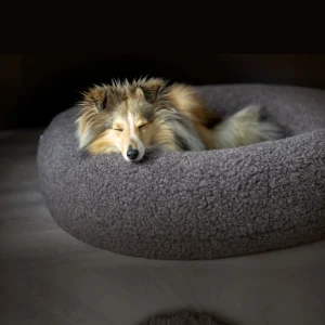 Canelana rund hundeseng i 100% ull