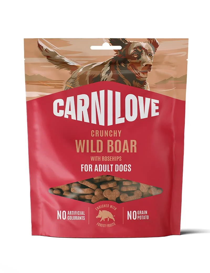 Carnilove Crunchy Snack Villsvin & Nype 200gr