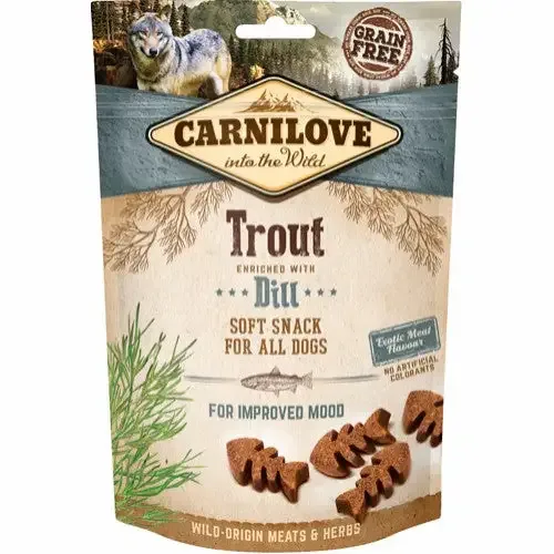 Carnilove – Myke Snacks, ørret & dill, 200g