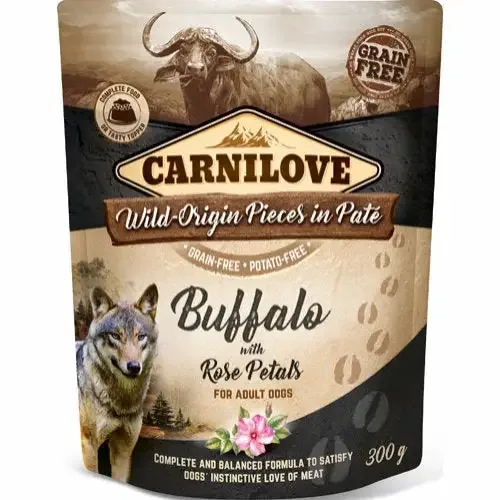 Carnilove – Posepaté Bøffel med Roser, 300g