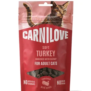 Carnilove Soft Snack Kalkun & Kattemynte 50g