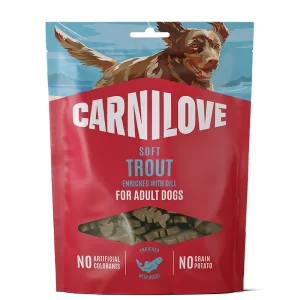 Carnilove soft snack Ørret og dill 200g