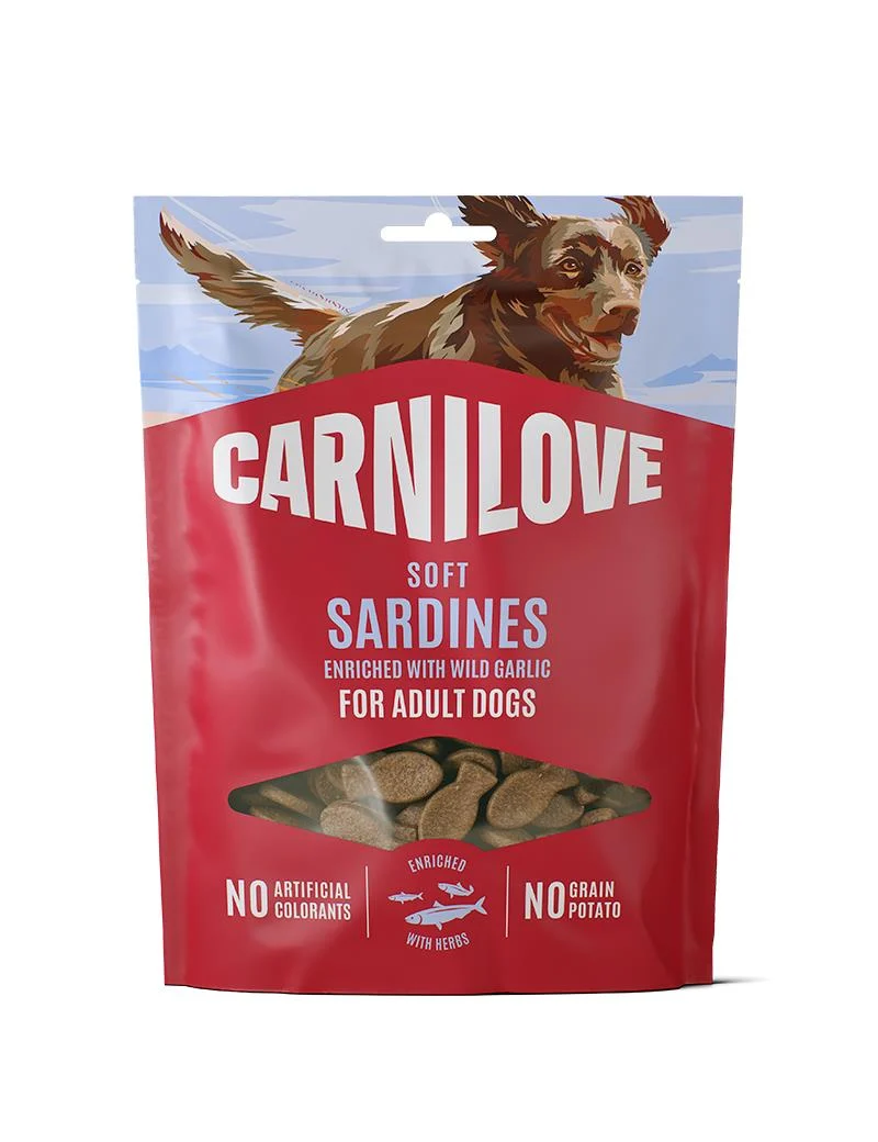 Carnilove Soft Snack Sardin & Ramsløk 200gr - Image 2