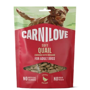 Carnilove soft snack Vagtel og Oregano 200g