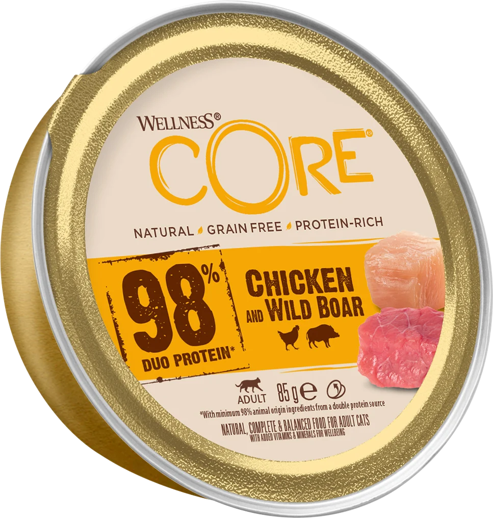 Cat 98% Kylling / Villsvin Pate