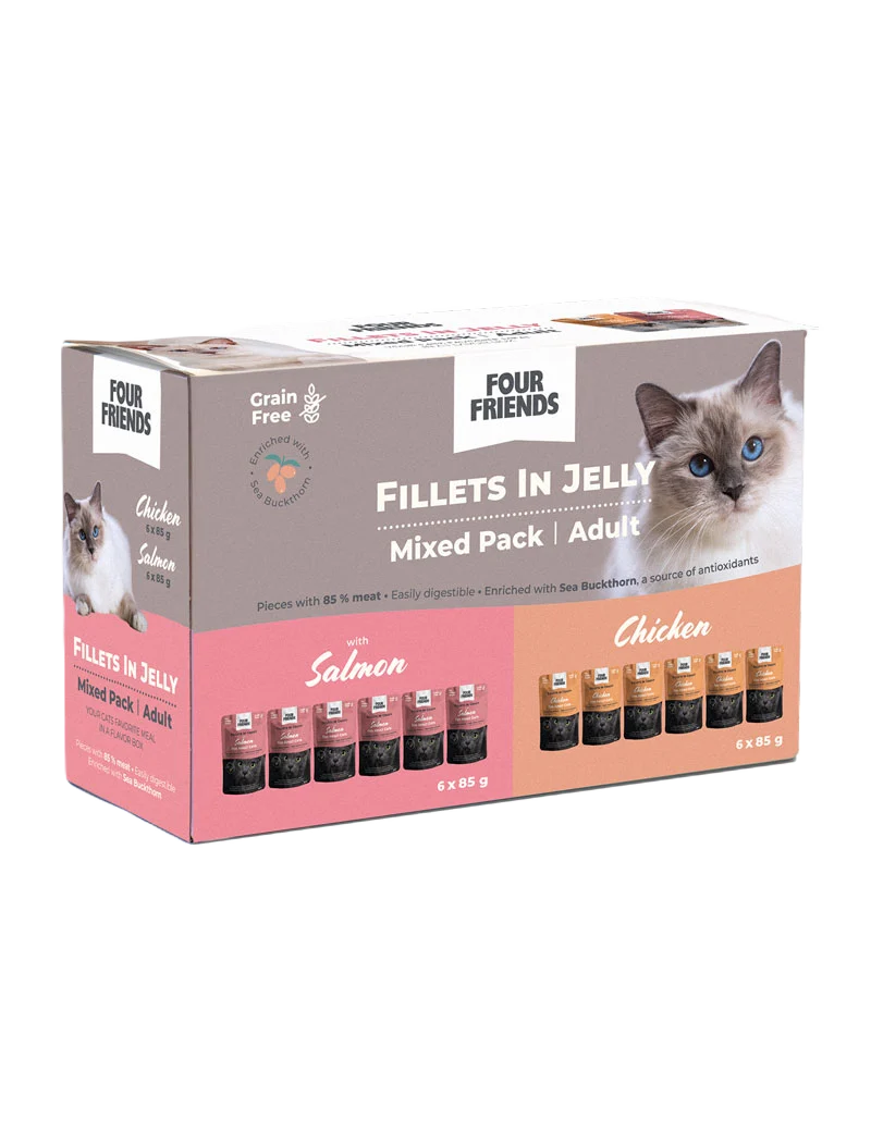 Cat Adult i gel茅-blanding