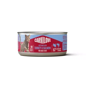 Cat Can Pat茅 Turkey & Salmon Kitten 100g