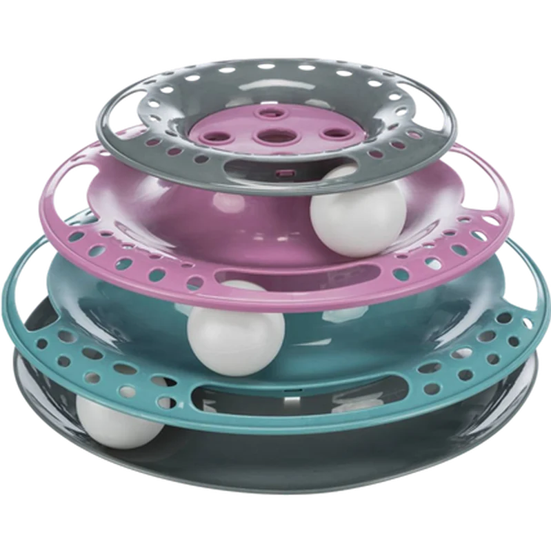 Cat Circle Tower Plastic