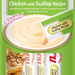 Cat Creamy Chicken with Scallop 4x14g