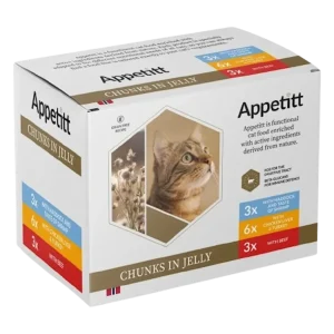 Cat Menyboks Mix i Gel茅 V氓tf么r for katt 12p