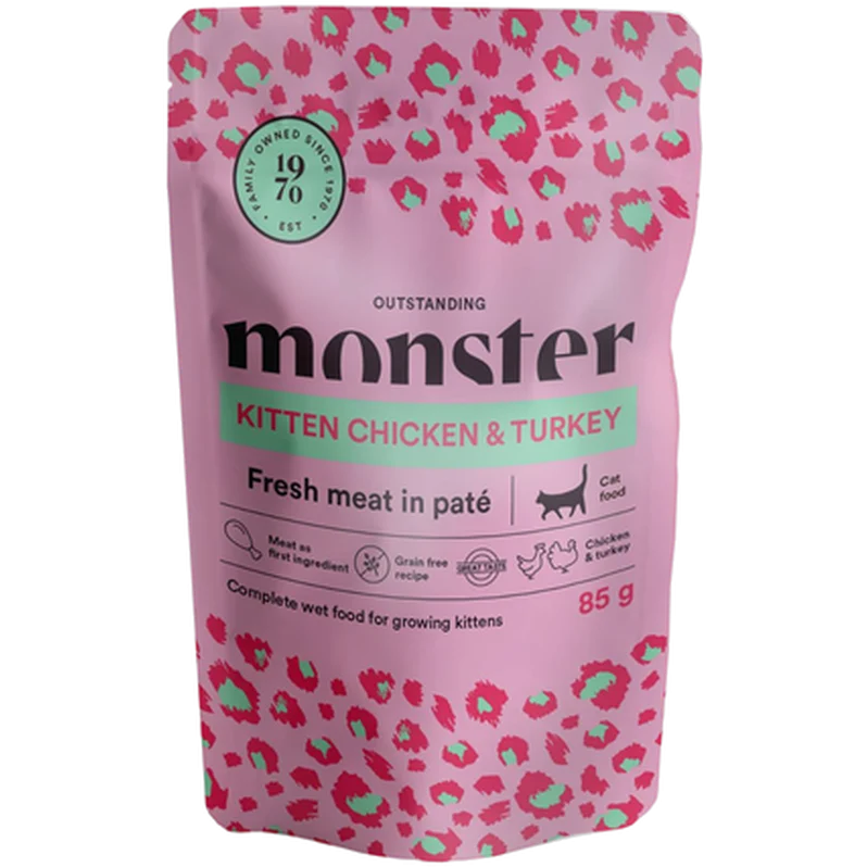 Cat Pouches Kitten Chicken & Turkey