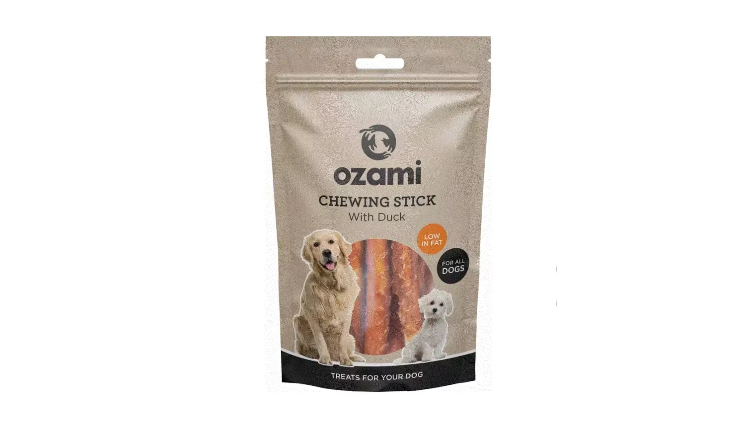 CHEWING STICK w/ Duck, Ozami, 12.5cm, 100g.