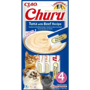 Churu Cat Creamy Treat Tuna with Beef 4 x 14 g