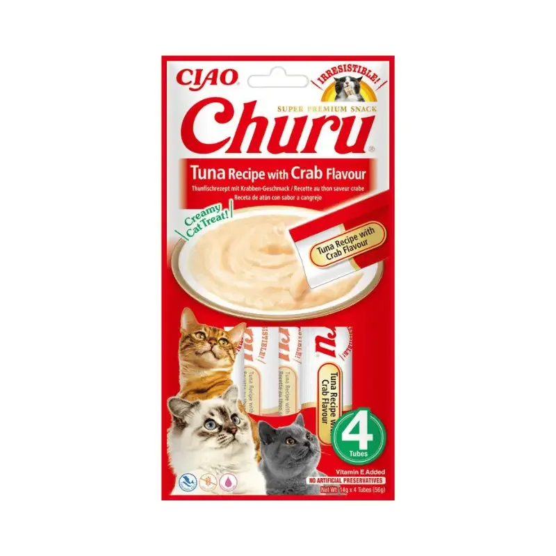 Churu Cat Tuna With Crab