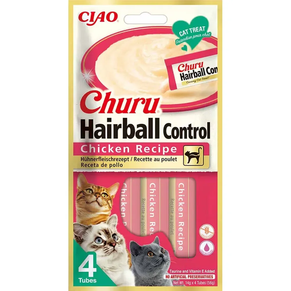 Churu Hairball Control Chicken 4pk