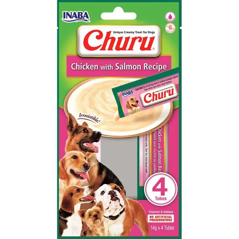 Churu – Hundesenger 4 stk. – kylling & laks