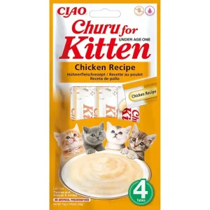 Churu kitten chicken