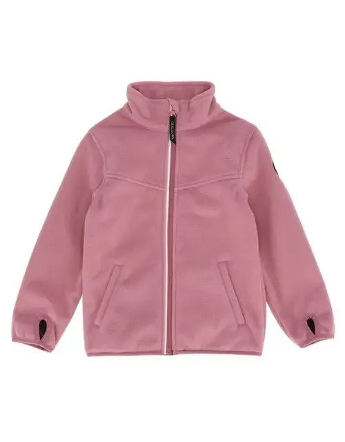 Clover Vindfleece Jakke Dus Rosa