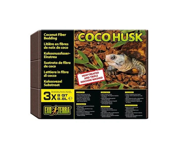 Coco Husk 7L 3-Packexoterra Kokoschips