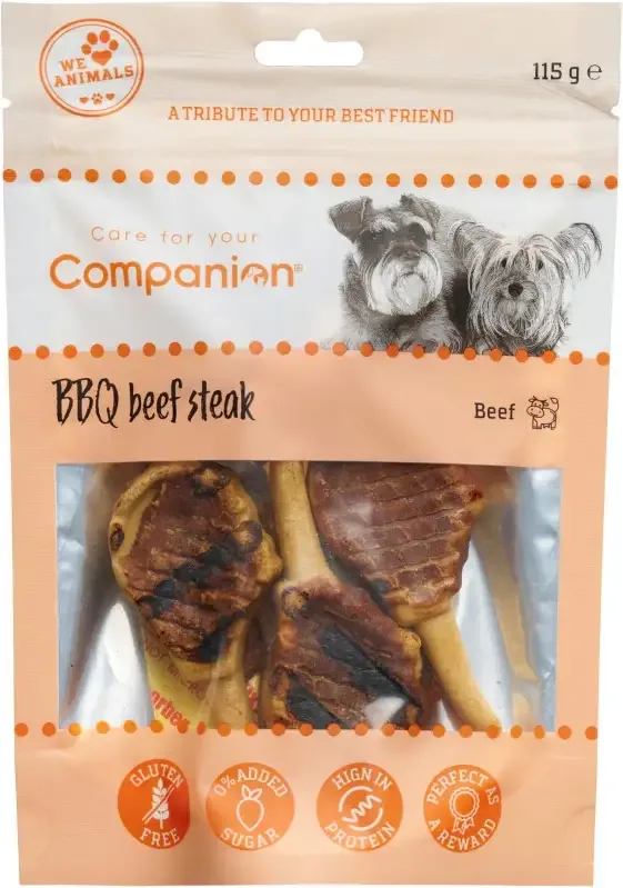 Companion – BBQ beef steak, 115g