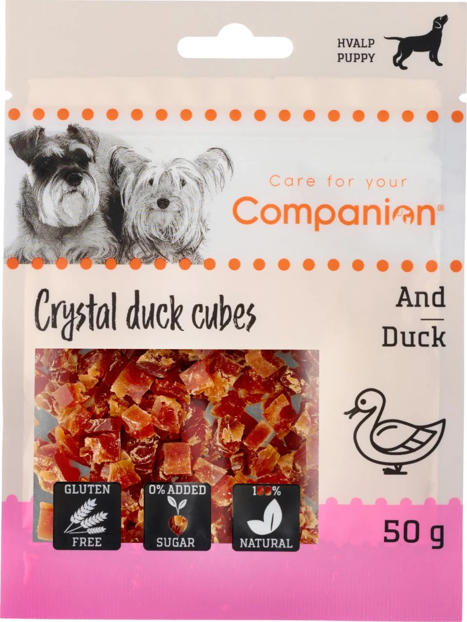 Companion Crystal Duck Cubes For Puppy, 50G