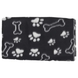 Companion Fleece Teppe Svart med Motiv