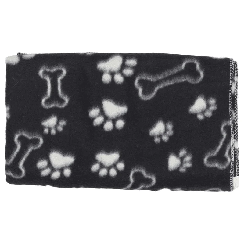 Companion Fleece Teppe Svart med Motiv