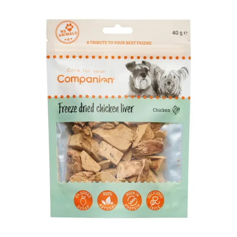 Companion – Freeze dried chicken liver, 40g