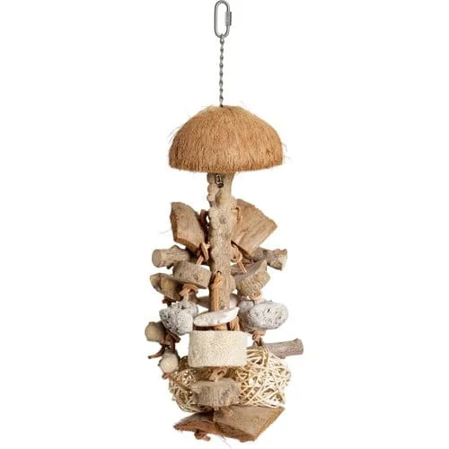 Companion Fugleleke Kokosnøtt m/steiner 45x14cm