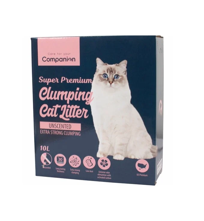 COMPANION Kattegrus, Unscented, 10L.
