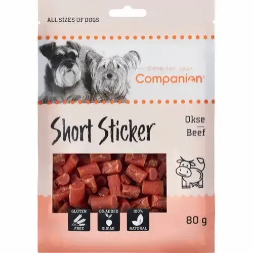 Companion – Korte biffklistremerker, 80g