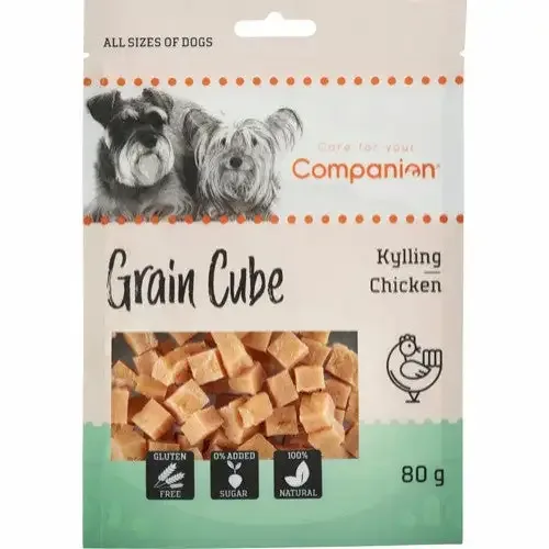 Companion – Kylling Korn terning, 80g