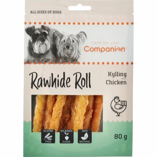Companion råhud rull med kylling 80g
