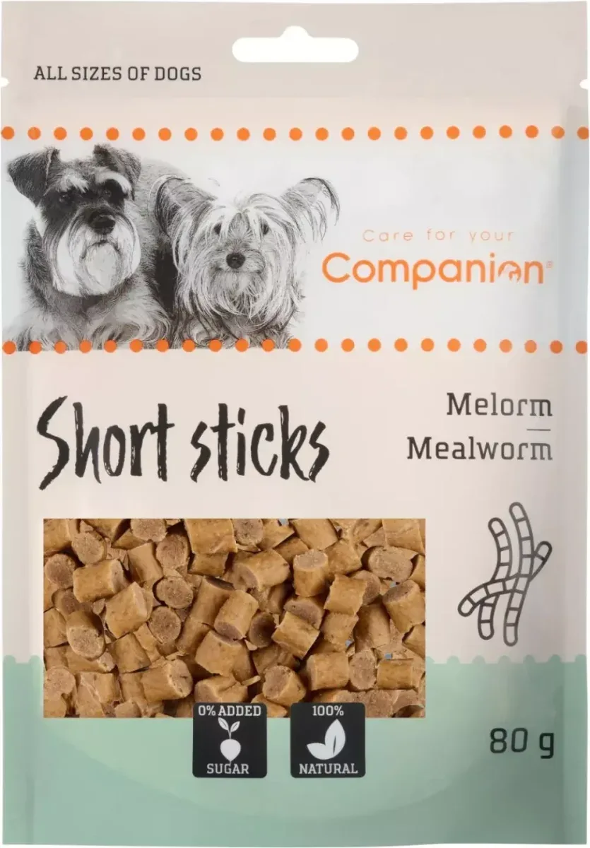 Companion short sticks mealworm