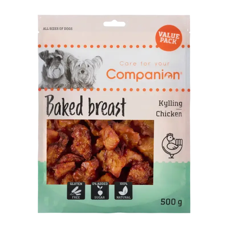 Companion – Stekt Kyllingbryst, 500g