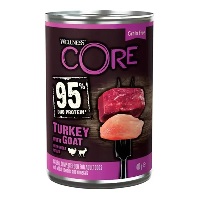 Core 95% Dog Duo Protein Turkey & Goat with Sweet Potato