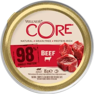 CORE 98 oksekjøtt katt 12 x 85g